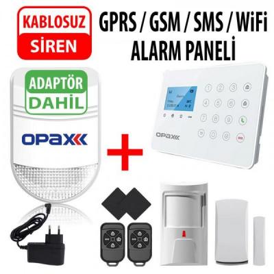 OPAX ARD-575 GPRS/WIFI Kablolu/Kablosuz Alarm Paneli Seti