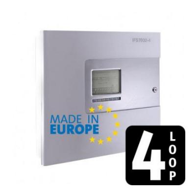 UniPOS IFS-7002/4 - 4 Loop 500 Adresli İnteraktif Yangın Alarm Paneli