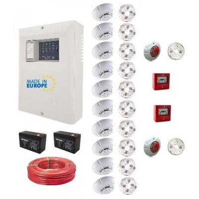 UniPOS Konvansiyonel Yangın Algılama Set - 10